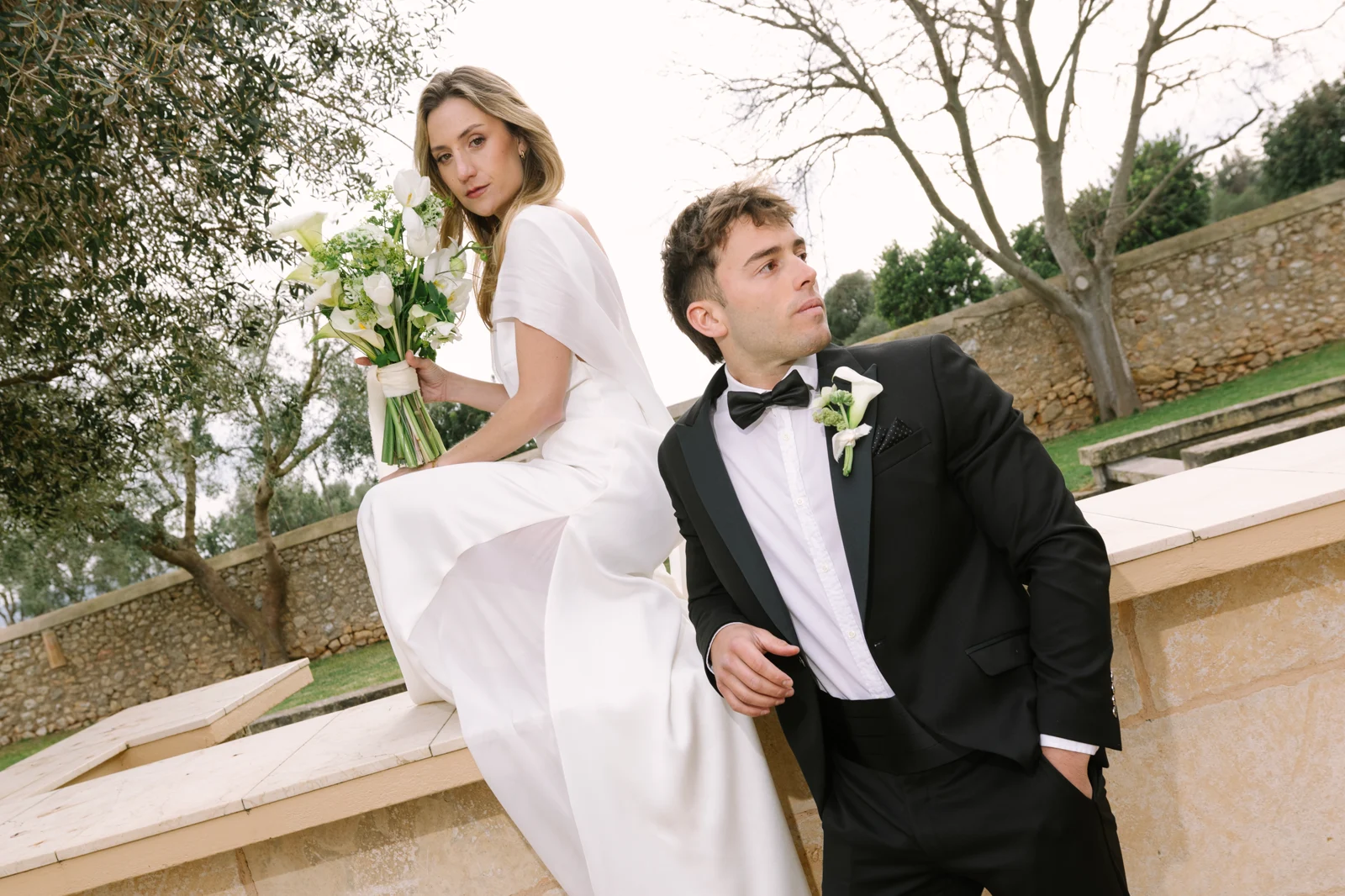 Real wedding moment filmed in Mallorca